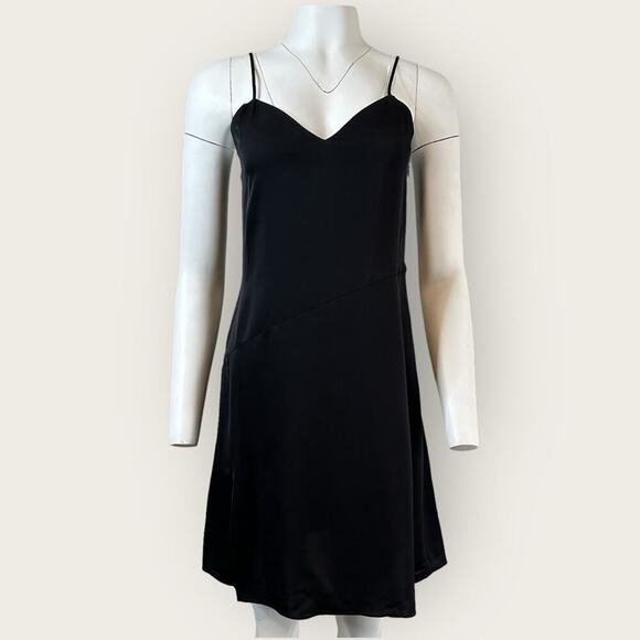NWT | Lita by Ciara | Silk V-neck Slip Dress | Black | L235-1 | Small - Picture 13 of 13
